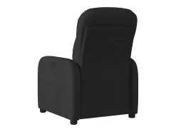 Sillón de relax | Silla | Sillón reclinable de tela negro SHL9346