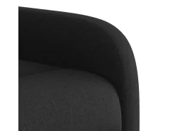 Sillón de relax | Silla | Sillón reclinable de tela negro SHL9346