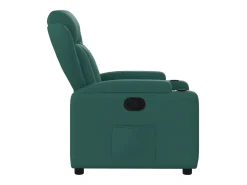 Sillón de relax | Silla | Sillón reclinable de tela verde oscuro SHL9703