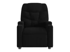 Sillón de relax | Silla | Sillón reclinable de tela negro SHL4225