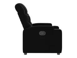 Sillón de relax | Silla | Sillón reclinable de tela negro SHL4225