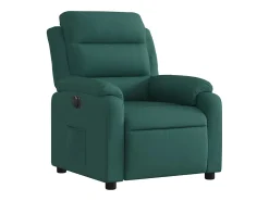 Sillón de relax | Silla | Sillón reclinable eléctrico tela verde oscuro SHL4714