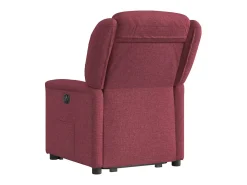 Sillón de relax | Silla | Sillón reclinable elevable tela rojo tinto SHL4659