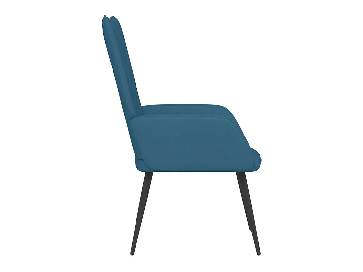 Sillón de relax | Silla de relax de terciopelo azul SHL6821