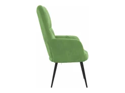 Sillón de relax | Silla de relax de terciopelo verde claro SHL4218