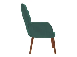 Sillón de relax | Silla de relax de terciopelo verde oscuro SHL4764