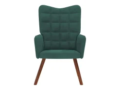 Sillón de relax | Silla de relax de terciopelo verde oscuro SHL4764