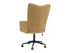 Sillón de relax | Silla de relax de terciopelo marrón SHL6410