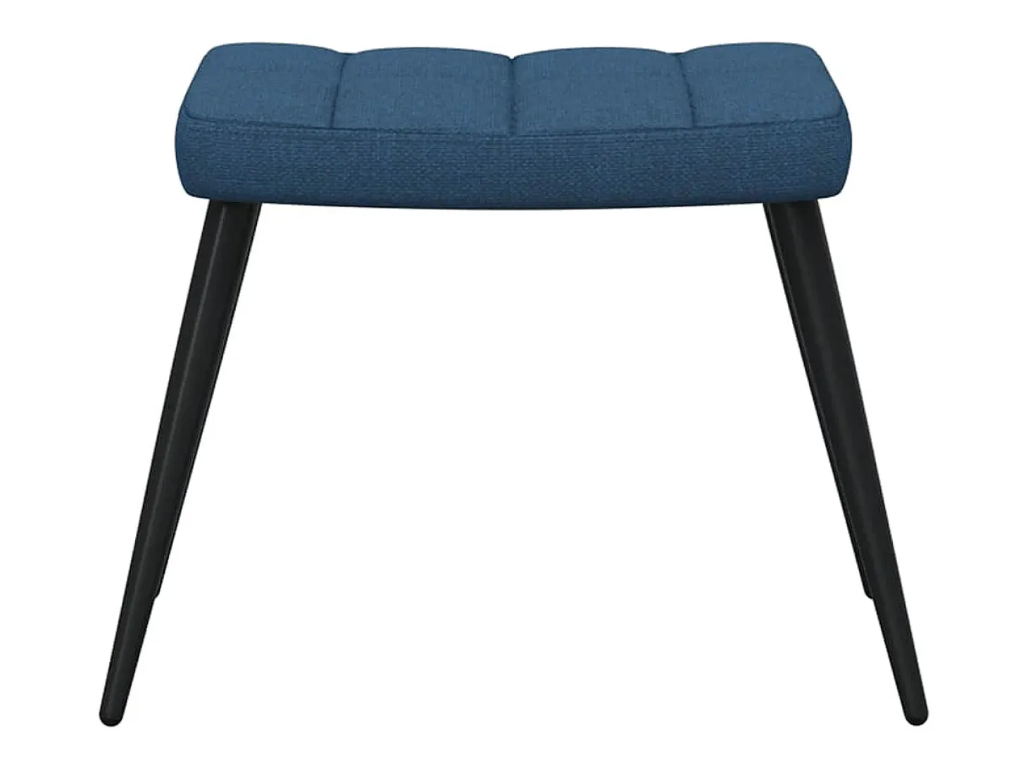 Sillón de relax | Silla de relax con reposapiés tela azul SHL2083