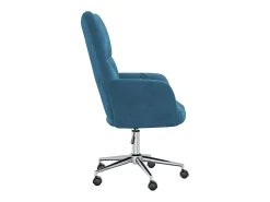 Sillón de relax | Silla de relax de terciopelo azul SHL3183