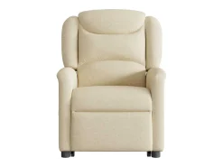Sillón de relax | Sillón reclinable elevable de tela color crema SHL8520