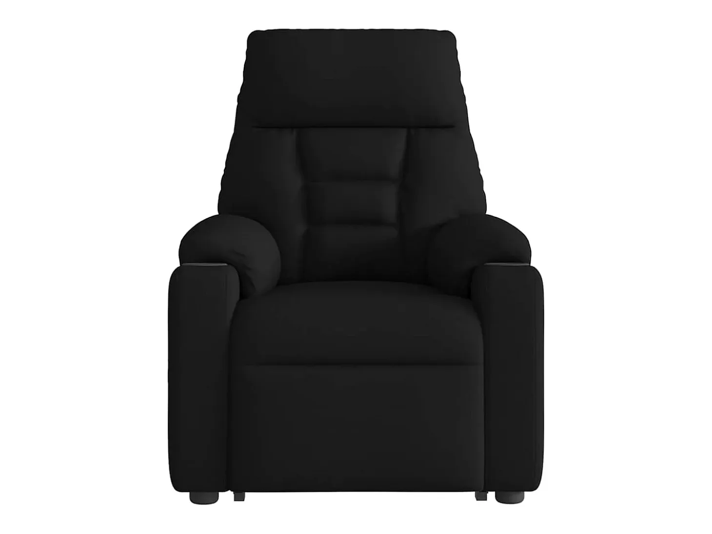 Sillón de relax | Sillón reclinable de masaje elevable tela negro SHL3021
