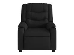 Sillón de relax | Sillón reclinable de masaje de tela negro SHL6995