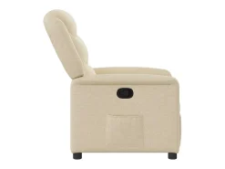 Sillón de relax | Sillón reclinable de tela crema SHL4949