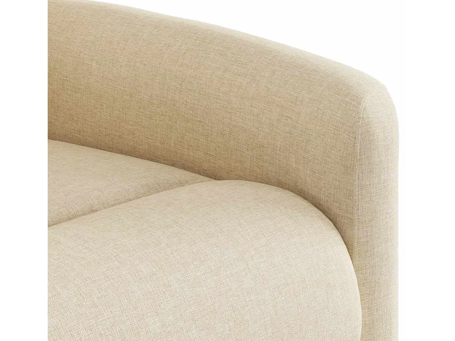 Sillón de relax | Sillón reclinable de tela crema SHL4949