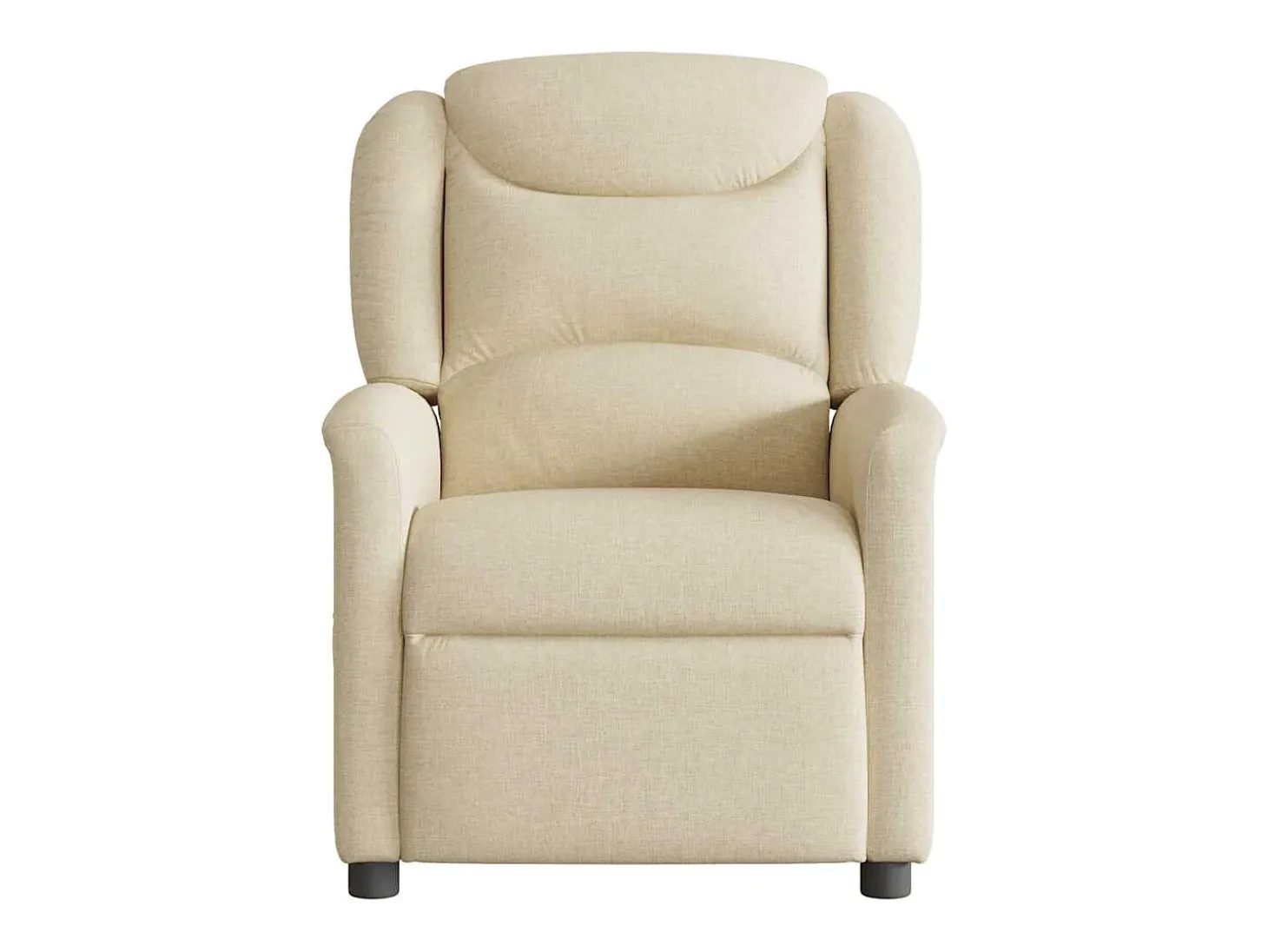 Sillón de relax | Sillón reclinable de tela crema SHL4949