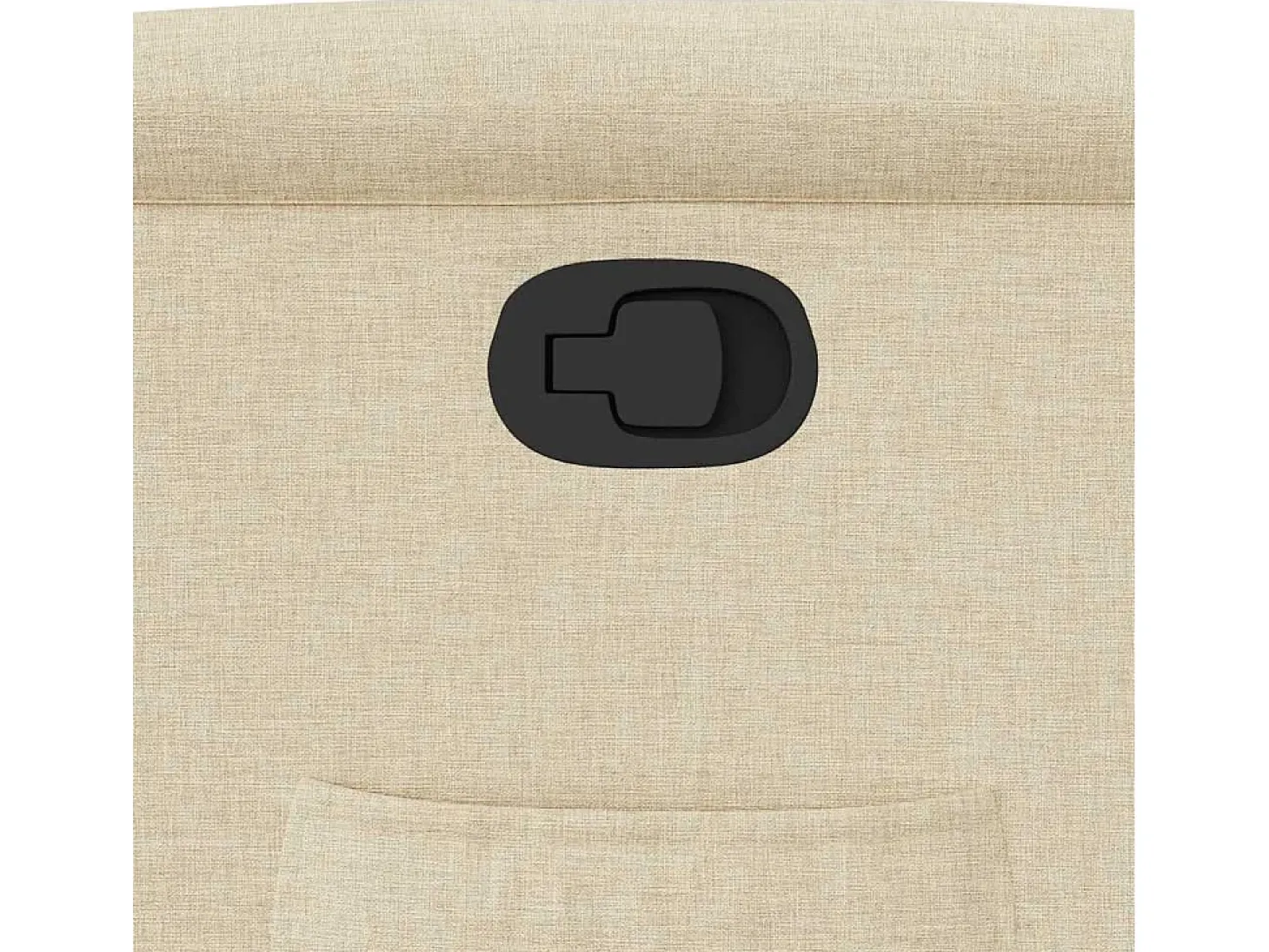 Sillón de relax | Sillón reclinable de tela crema SHL4949