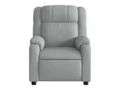 Sillón de relax | Sillón reclinable de tela gris claro SHL4498