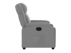 Sillón de relax | Sillón reclinable de tela gris claro SHL4498