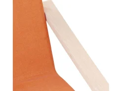 Sillón de relax de tela amarillo oscuro