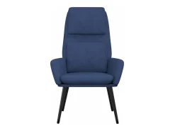 Sillón de relax de tela azul