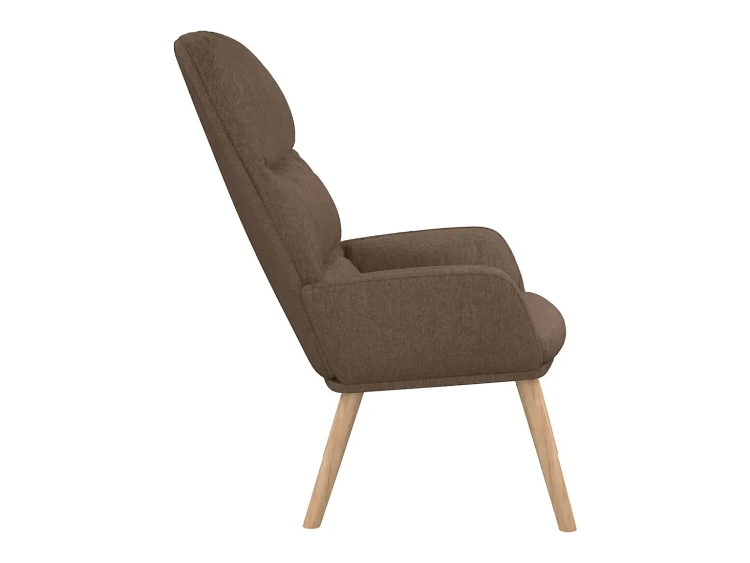 Sillón de relax de tela gris taupé