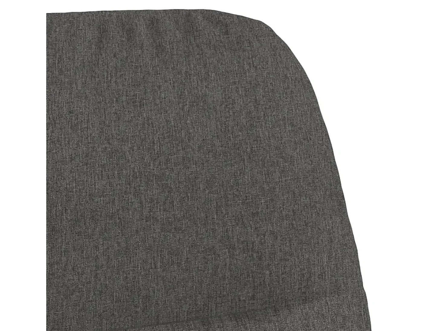 Sillón de relax de tela gris oscuro