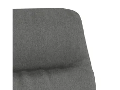 Sillón de relax de tela gris claro