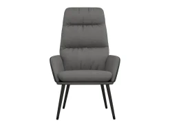 Sillón de relax de tela gris claro