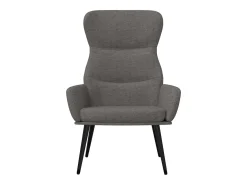Sillón de relax de tela gris claro