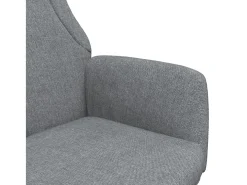 Sillón de relax de tela gris claro