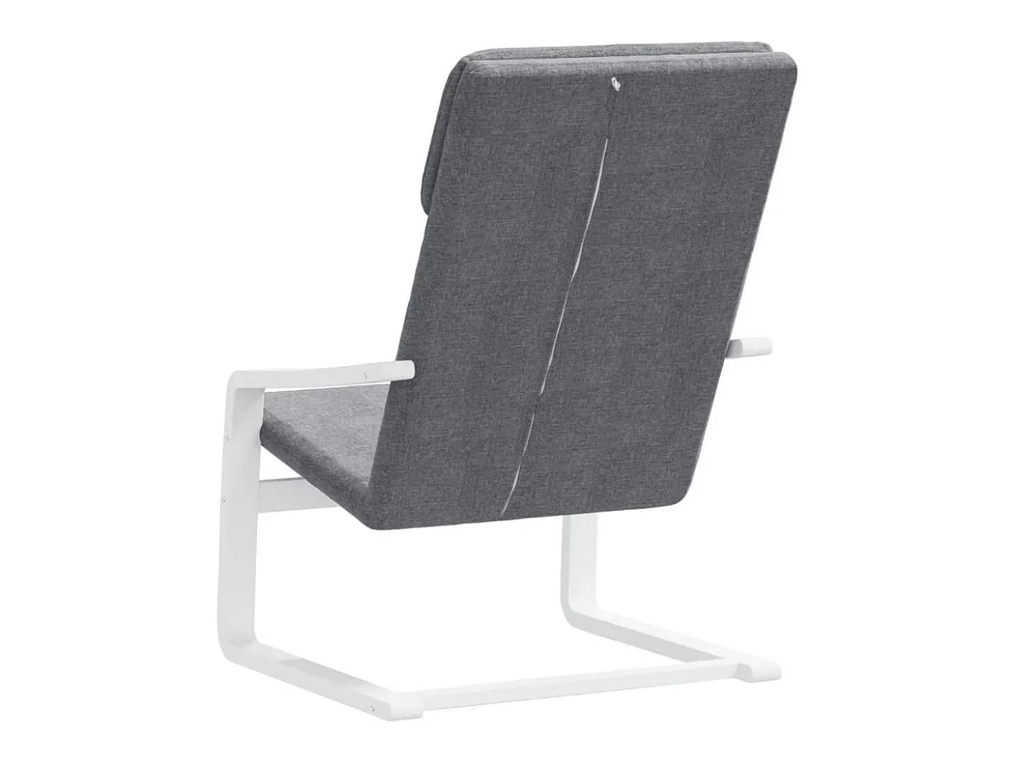 Sillón de relax de tela gris oscuro