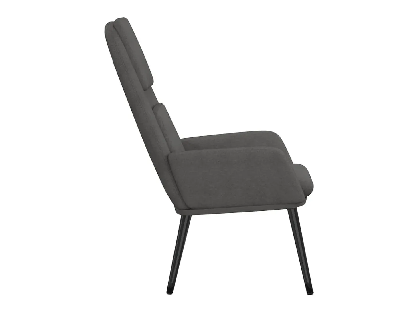 Sillón de relax de tela gris claro