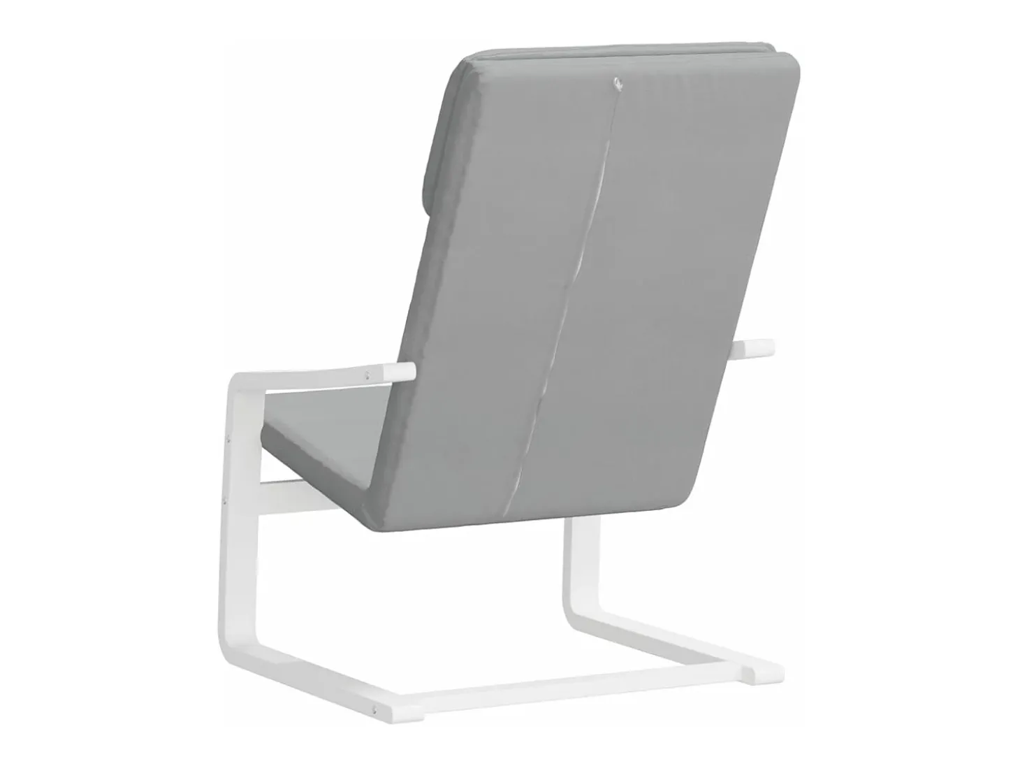 Sillón de relax de tela gris claro