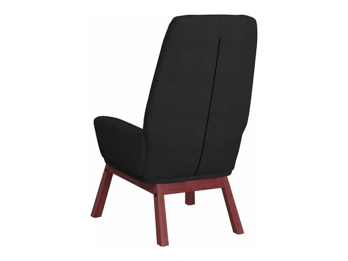 Sillón de relax de tela negro