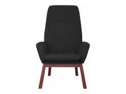 Sillón de relax de tela negro