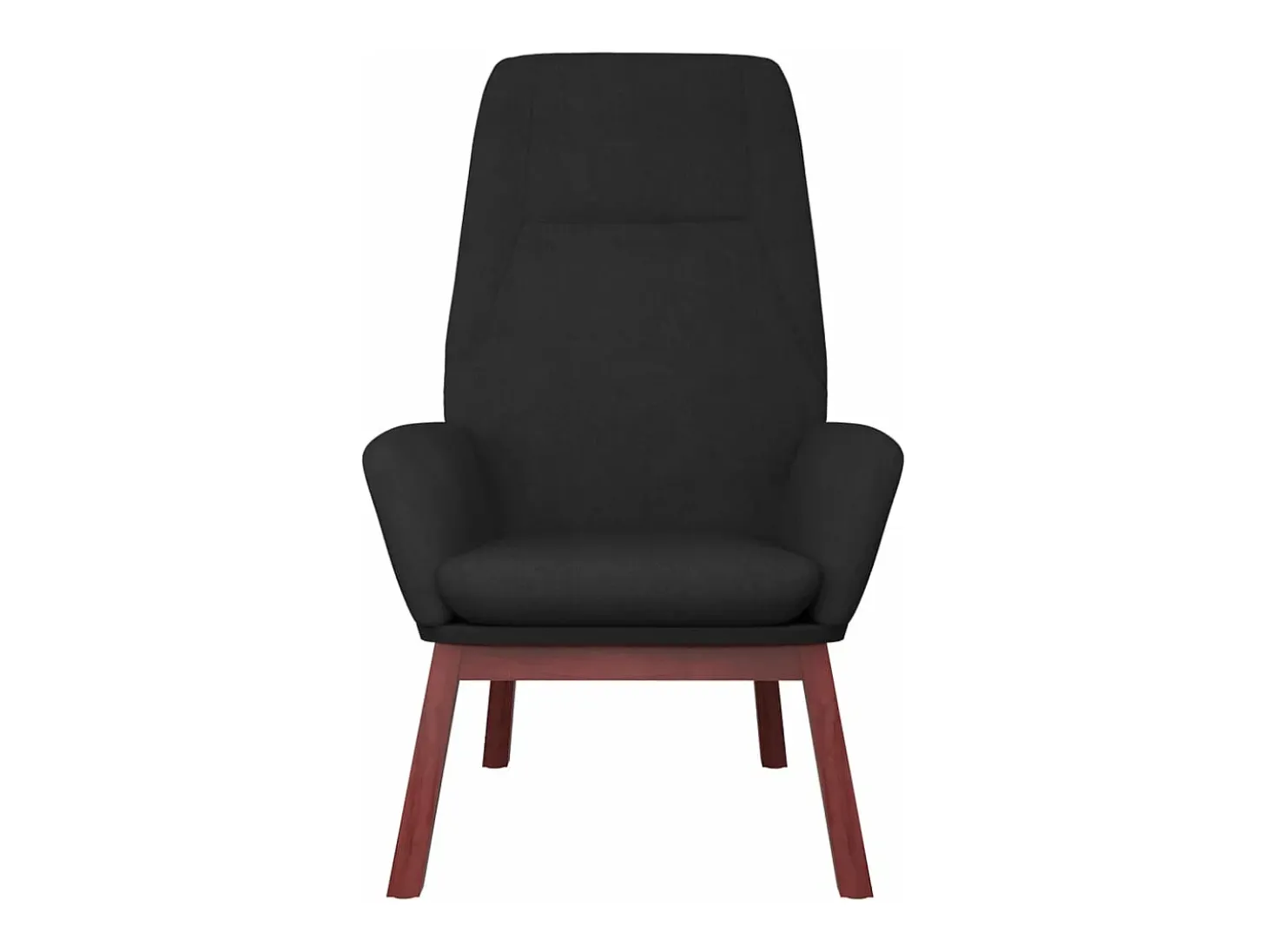 Sillón de relax de tela negro