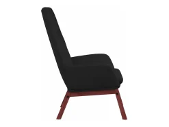Sillón de relax de tela negro