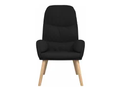 Sillón de relax de tela negro