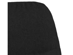 Sillón de relax de tela negro