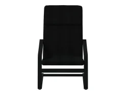Sillón de relax de tela negro
