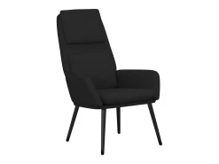 Sillón de relax de tela negro