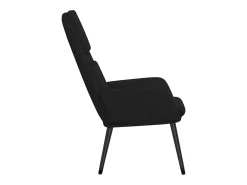 Sillón de relax de tela negro