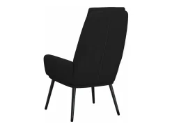 Sillón de relax de tela negro