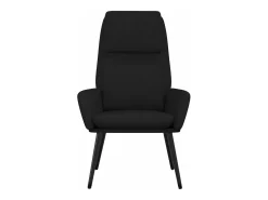Sillón de relax de tela negro