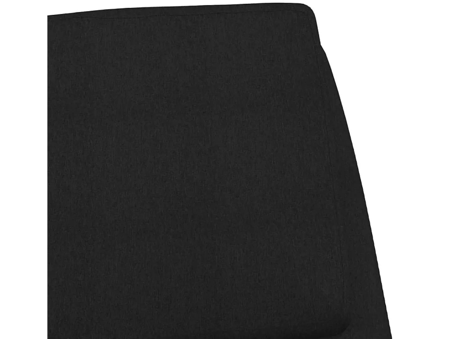 Sillón de relax de tela negro