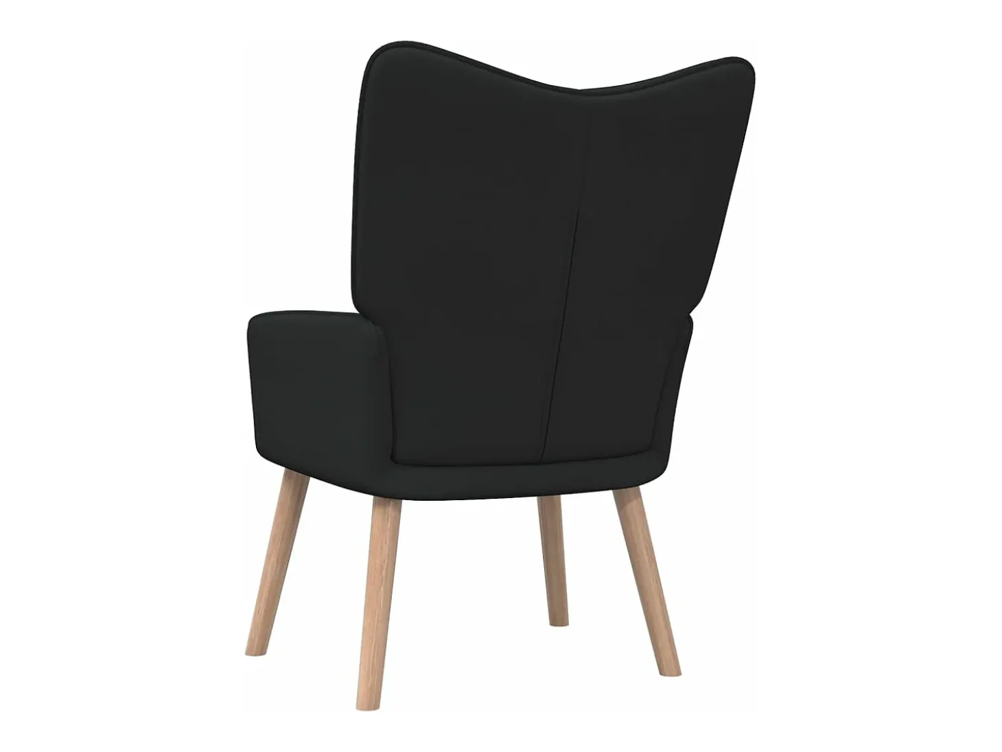 Sillón de relax de tela negro