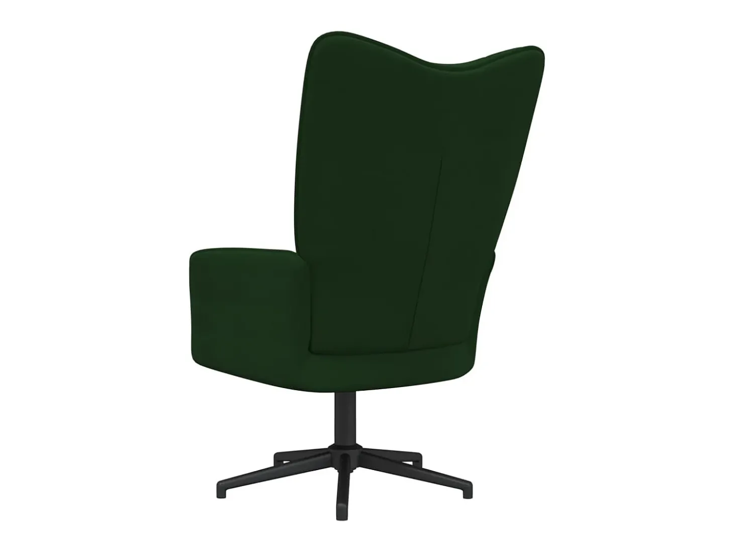 Sillón de relax de terciopelo verde oscuro