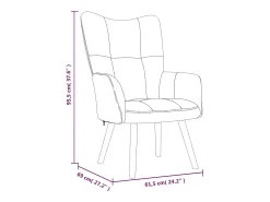 Sillón de relax de terciopelo verde oscuro