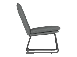 Sillón de relax tela gris oscuro 52x75x76 cm